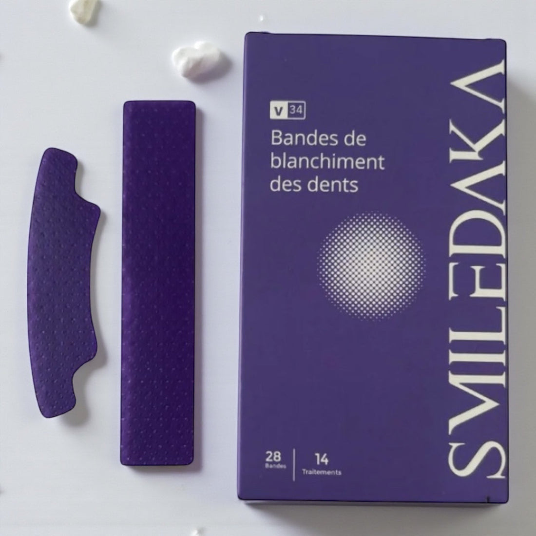 Bandes blanchissantes dentaires SmileDaka, alternative sans peroxyde aux astuces maison